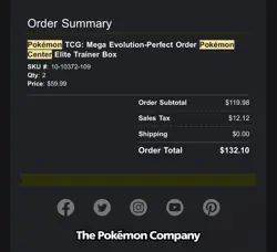 Pokemon Center Perfect Order Elite Trainer Box ETB Confirmed Presale - Image 3