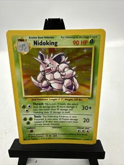 1999 Pokemon Base Set | Nidoking Holo (11/102) | Unlimited LP-MP - Image 1