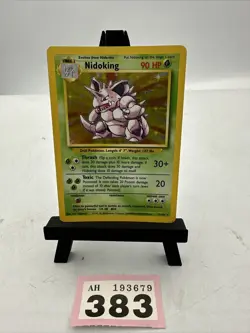 1999 Pokemon Base Set | Nidoking Holo (11/102) | Unlimited LP-MP - Image 2
