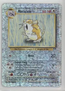 Raticate Reverse Foil Pokemon Legendary Collection #61 2002 - Image 1