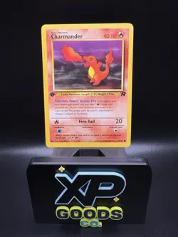 1st Edition Charmander 50/82 NM CONDITION Team Rocket Pokemon TCG - Image 1