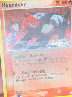 Houndour 60/109 Reverse Holo - ex Team Rocket Returns Pokemon Card - LP - Image 2