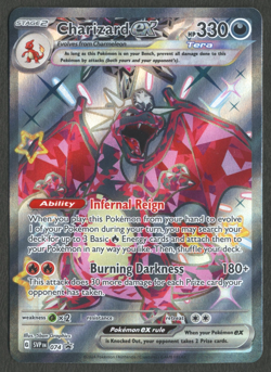 Pokemon TCG: Charizard ex 074 Scarlet & Violet Promo Paldean Fates Full Art - Image 1