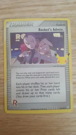 Pokemon Celebrations Classic Collection Rocket's Admin. 86/109 Holo Rare NM - Image 1