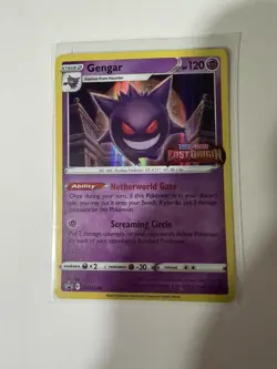Pokemon Gengar SWSH241 Lost Origin Prerelease Holo Black Star Promo NM - Image 1