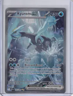 KYUREM EX 165/86 Special Illustration Rare Black Bolt Pokemon SIR English - Image 1