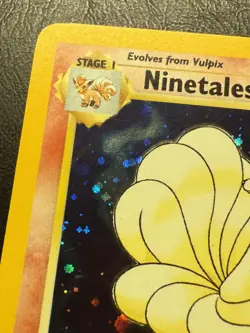Pokemon TCG Ninetales Holo Rare Unlimited 12/102 Base Set 2 - Image 4