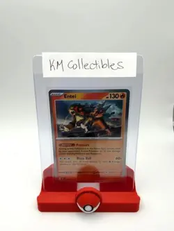 #030/197 Entei Holo Rare - Pokemon TCG SV03: Obsidian Flames NM - Image 3