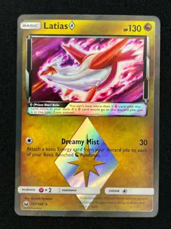 Pokemon TCG Latias Prism Star 107/168 Sm-Celestial Storm Holo NM - Image 1