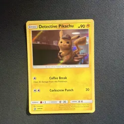 Detective Pikachu SM190 Black Star Promo Holo - Sun & Moon - Pokemon TCG - NM - Image 1