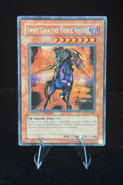 Yu-Gi-Oh! Swift Gaia the Fierce Knight CT1-EN004 Limited Secret Rare NM- - Image 4