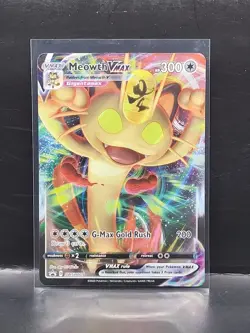 Meowth VMAX SWSH005 Pokemon TCG Sword & Shield Promo Cards NM - Image 1