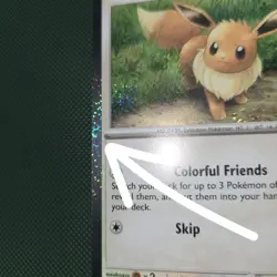 QUAD SWIRLS 🌀💫 Eevee 133/165 Holo Stamped Holiday Calendar Pokemon Card - Image 3