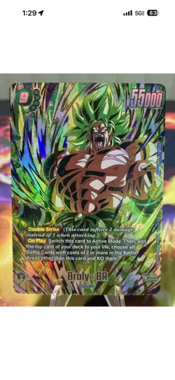 Dragon Ball Super Fusion World Broly BR: SCR* Alt. Art FB06-120 Card - Image 1