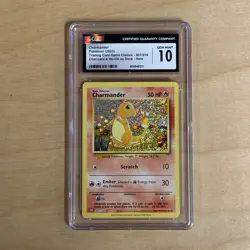Charmander 001/034 Trading Card Game Classic Holo 2023 - CGC 10 MINT GRADED - Image 1