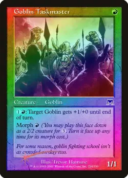 Goblin Taskmaster FOIL Onslaught PLD Red Common MAGIC GATHERING CARD ABUGames - Image 1