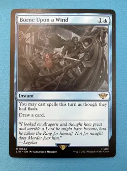 Borne Upon a Wind - Universes Beyond: the Lord of the Rings - MTG NM - Image 1