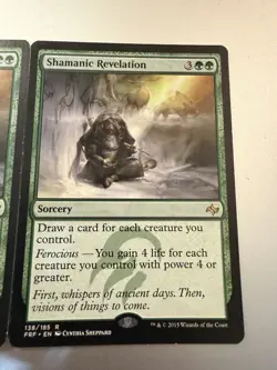 Lot of 3 Shamanic Revelation - Fate Reforged: #138, Magic: The Gathering LP MTG - Image 2