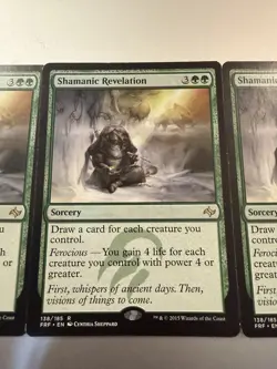 Lot of 3 Shamanic Revelation - Fate Reforged: #138, Magic: The Gathering LP MTG - Image 3
