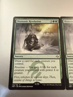 Lot of 3 Shamanic Revelation - Fate Reforged: #138, Magic: The Gathering LP MTG - Image 4