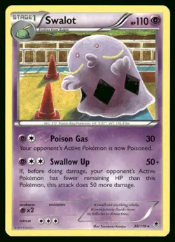 Pokemon Swalot XY - Phantom Forces #38/119 - Image 1