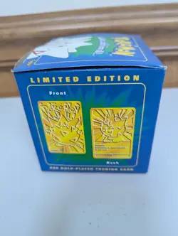 Pokemon Card Togepi 23K Gold Plated 1999 Burger King in Box With Ball - Image 4