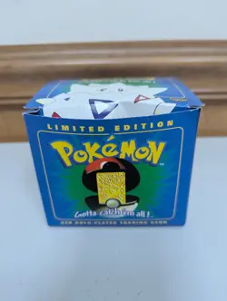 Pokemon Card Togepi 23K Gold Plated 1999 Burger King in Box With Ball - Image 5