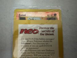 Pokemon Neo Discovery Entei Promo – Secrets of Unown – Factory Sealed Near Mint - Image 2