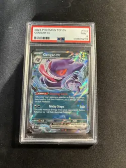 2024 Pokemon Temporal Forces Gengar EX PSA 9 - Image 1