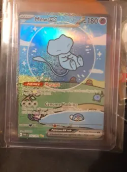 Pokemon TCG SV Paldean Fates Mew ex Bubble Mew 232/091 Special Illustration Rare - Image 1
