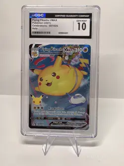 Flying Pikachu VMAX 007/025 FULL ART HOLO Pokemon (2021) Japanese CGC GEMMINT 10 - Image 1