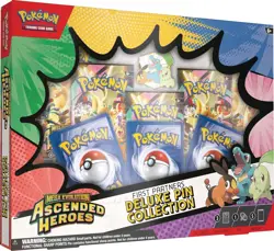 Pokemon TCG Ascended Heroes Deluxe Pin Collection✅FREE SHIP 📦 Set of 5 🔥 - Image 1