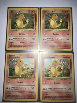 Pokemon TCG 4x Charmander #001/034 Foil Classic Collection - Image 1