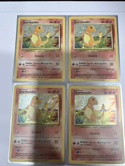 Pokemon TCG 4x Charmander #001/034 Foil Classic Collection - Image 2