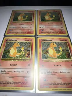 Pokemon TCG 4x Charmander #001/034 Foil Classic Collection - Image 3