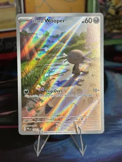 Paldean Wooper IR 102/094 Me02: Phantasmal Flames Holo POKEMON MINT 🔥 - Image 1
