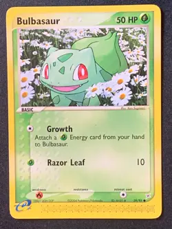 Bulbasaur 39/95 EX Team Aqua vs Team Magma common pokemon card - Image 1
