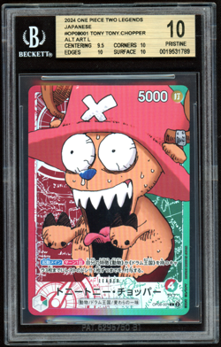 BGS 10 Tony Tony Chopper OP08-001 Promo One Piece Base Shop Limited Card Coll. - Image 1