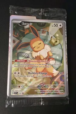 Pokemon TCG Eevee 173 Holo Promo Prismatic Evolutions ETB Sealed Card - Image 1