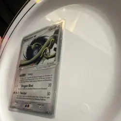 Pokemon Rayquaza EX Rare Holo 97/101 EX Dragon Frontiers 100 HP Basic Card - Image 2
