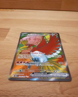 Pokemon Card Ethan's Ho-Oh Ex 209/182 Destined Rivals Full Art Holo Rare NM - Image 3