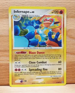 Pokemon Card - Infernape Stormfront 3/100 Holo Rare NM - Image 1