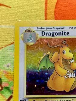 Dragonite 1st Edition 4/62 Fossil Holo Rare Pokemon Card #2578 - Image 3