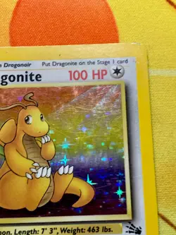 Dragonite 1st Edition 4/62 Fossil Holo Rare Pokemon Card #2578 - Image 4
