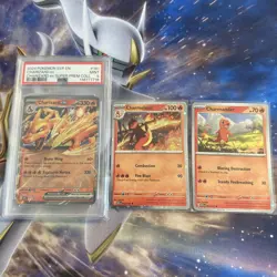 Pokemon TCG Charizard EX Box Black Star Promo Set With PSA 9 Card - Image 1