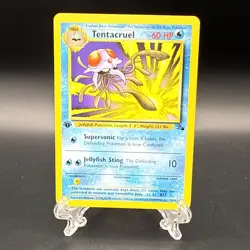 Tentacruel 44/62 1st First Edition Pokemon TCG Card Fossil - Image 1