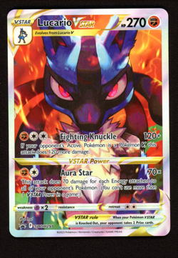Lucario VSTAR SWSH291 Black Star Promo - Crown Zenith ETB Pokemon TCG - LP - Image 1