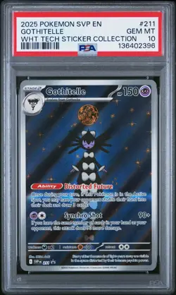 PSA 10 Gothitelle 211 SVP Black Star Promo Pokemon Black Bolt White Flare Gem Mt - Image 1