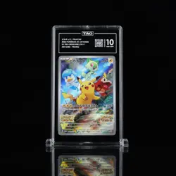 TAG 10 Pikachu 001/SV-P Pre-Order Promo Pokemon Scarlet & Violet Japanese Gem Mt - Image 4