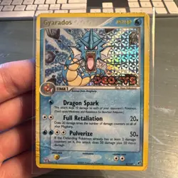 🔥GYARADOS Reverse Holo Rare #8/107 2005 Pokemon EX Deoxys - Image 1
